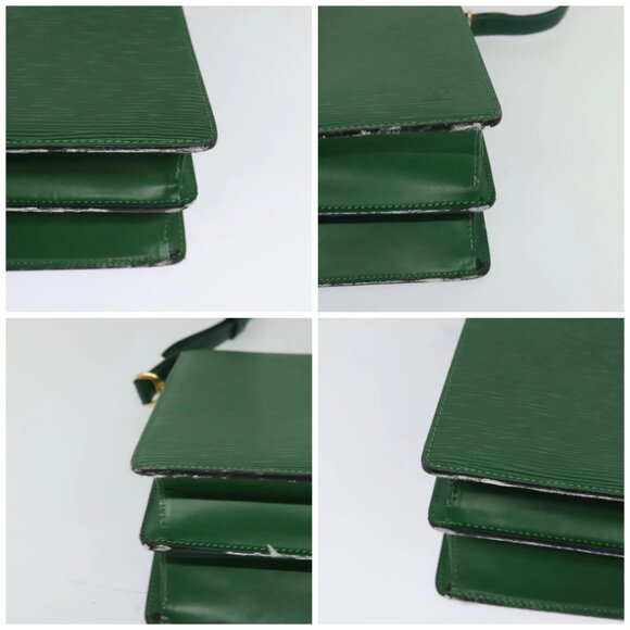 LOUIS VUITTON Epi Capuchin Shoulder Bag Green M52344 LV Auth 129902 - Picture 14 of 16